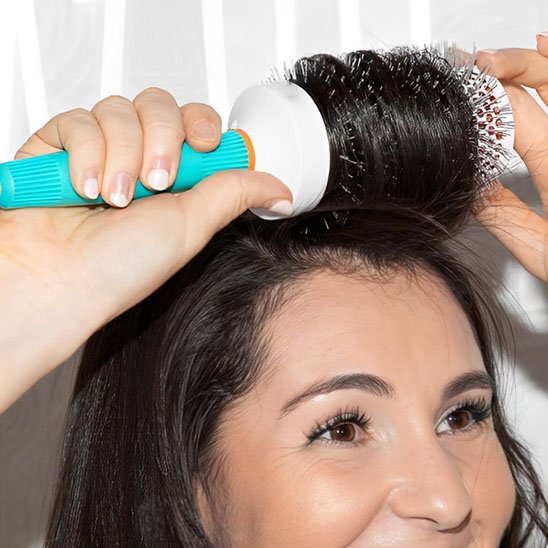 Brosse cheveux bouclés 
