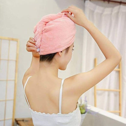 Serviette microfibre cheveux 