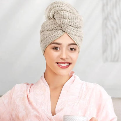 Serviette pour cheveux microfibre